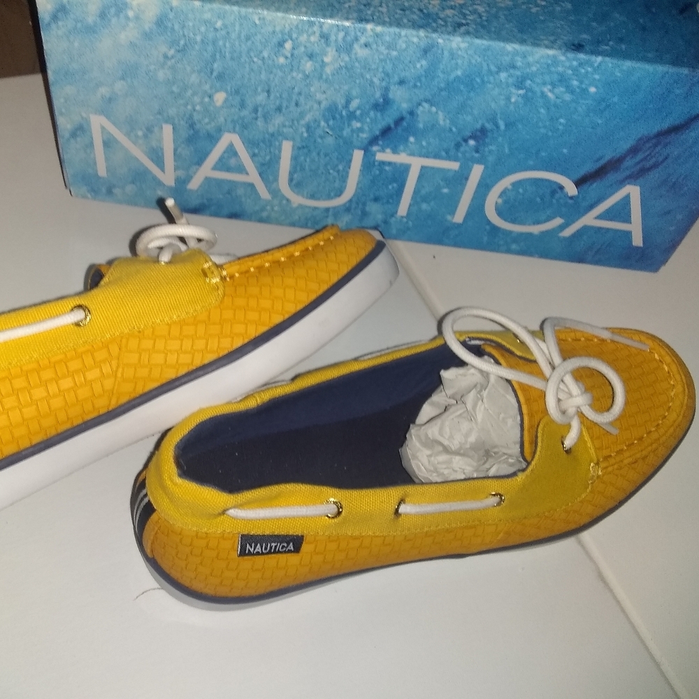 Nautica Yellow Boat Shoes